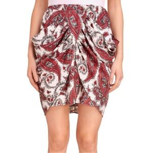 NEW ISABEL MARANT PAISLEY PRINT MINI SKIRT